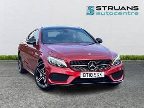MERCEDES-BENZ C CLASS 2018 (18) at Struans Dundee