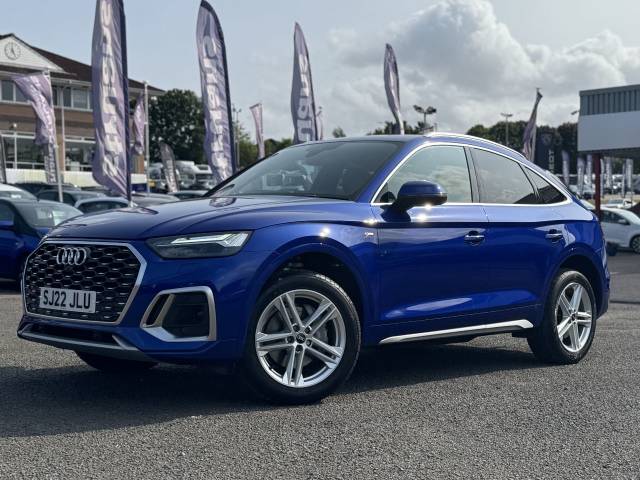 Audi Q5 2.0 40 TDi S Line Quattro S Tronic Auto 5dr SUV Diesel Blue