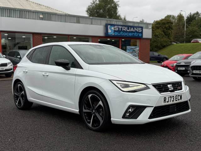 SEAT Ibiza FR Sport 1.0 TSi [110] DSG Auto 5dr Hatchback Petrol White