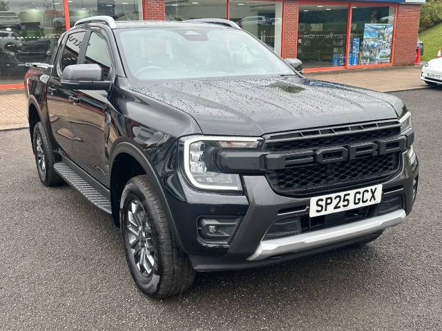 Ford Ranger Wildtrak 3.0 V6 EcoBlue [240] Auto D/Cab Pick Up Diesel Black