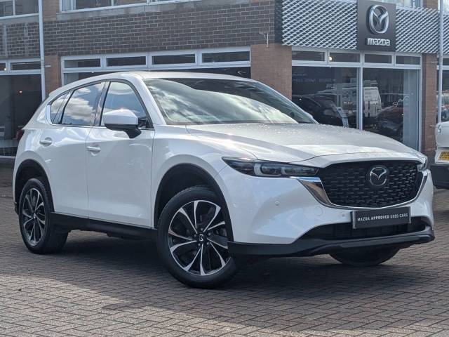 Mazda CX-5 Exclusive-Line 2.2d [184] 5dr Auto SUV Diesel White