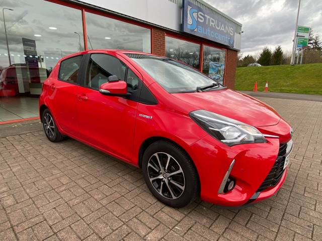 Toyota Yaris Icon Tech 1.5 Hybrid CVT Auto 5dr Hatchback Hybrid Red