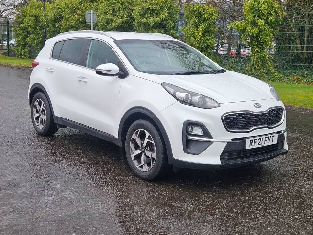 Kia Sportage 2 1.6 CRDi 48V ISG 5dr SUV Hybrid White