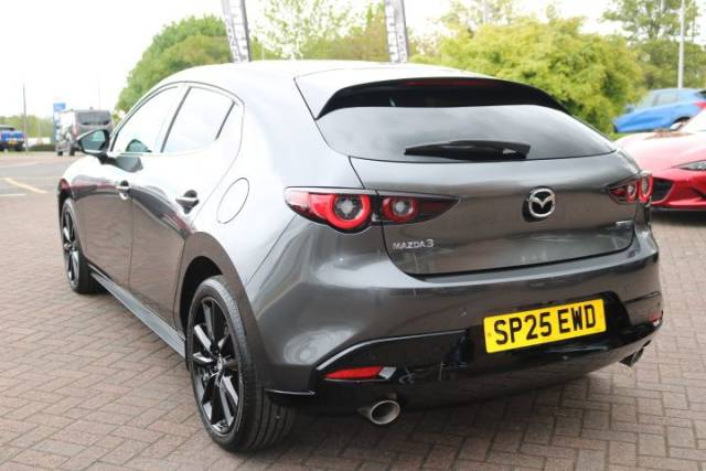 2025 Mazda 3 Homura 2.0 e-Skyactiv X MHEV [186] Auto 5dr [Sunroof]