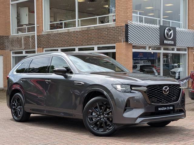 Mazda Cx-80 Homura Plus 2.5 PHEV [327] Auto 5dr AWD [Conv/DAP/Pan] SUV Hybrid Machine Grey
