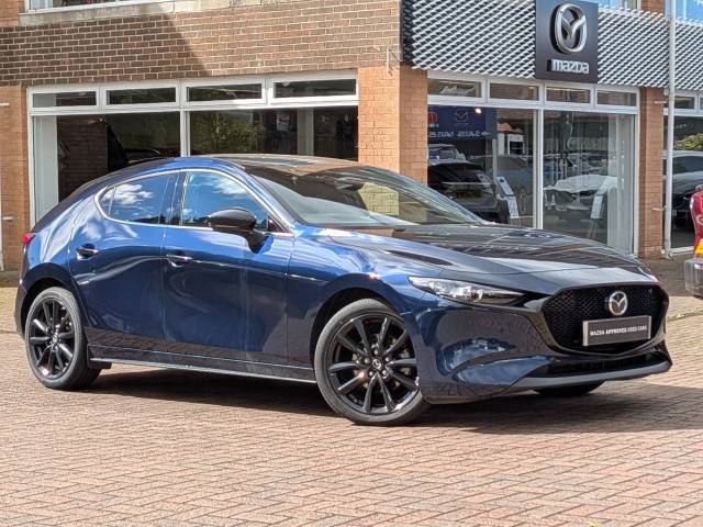 Mazda 3 Homura 2.5 e-Skyactiv G [140] MHEV Auto 5dr Hatchback Petrol Deep Crystal Blue