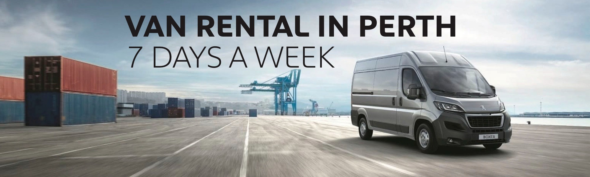 Van Hire at Struans Perth