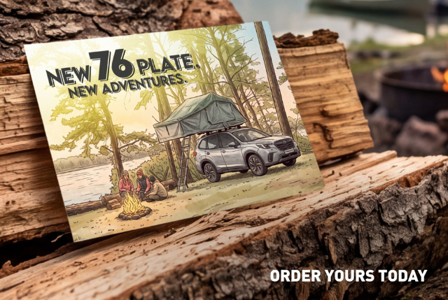 Arriving Soon: New Subaru ’76 Plates And More