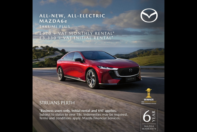 Mazda6e Business Contract Hire at Struans Perth